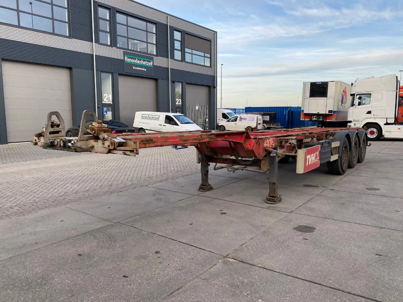 Van Hool Container Chassis / 2x Extendable / SAF + Disc - Semiremorcă transport containere/ Swap body: Foto 4 Van Hool Container Chassis / 2x Extendable / SAF + Disc - Semiremorcă transport containere/ Swap body: Foto 4