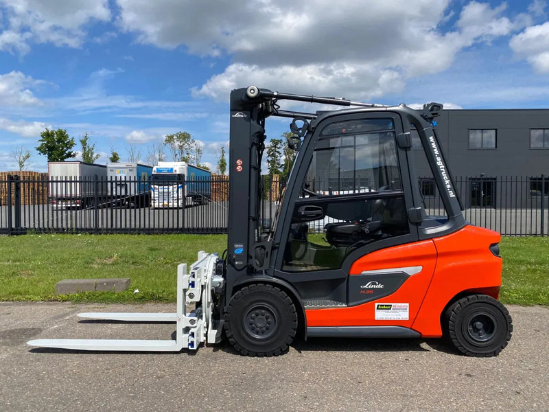 Stivuitor diesel Linde H35D-01 Cascade rotating fork clamp: Foto 9 Stivuitor diesel Linde H35D-01 Cascade rotating fork clamp: Foto 9