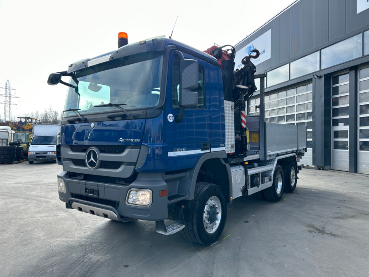 MERCEDES Actros 2648 6x4/4 Fassi455 SZM/Pritsche - Camion cu macara: Foto 1 MERCEDES Actros 2648 6x4/4 Fassi455 SZM/Pritsche - Camion cu macara: Foto 1