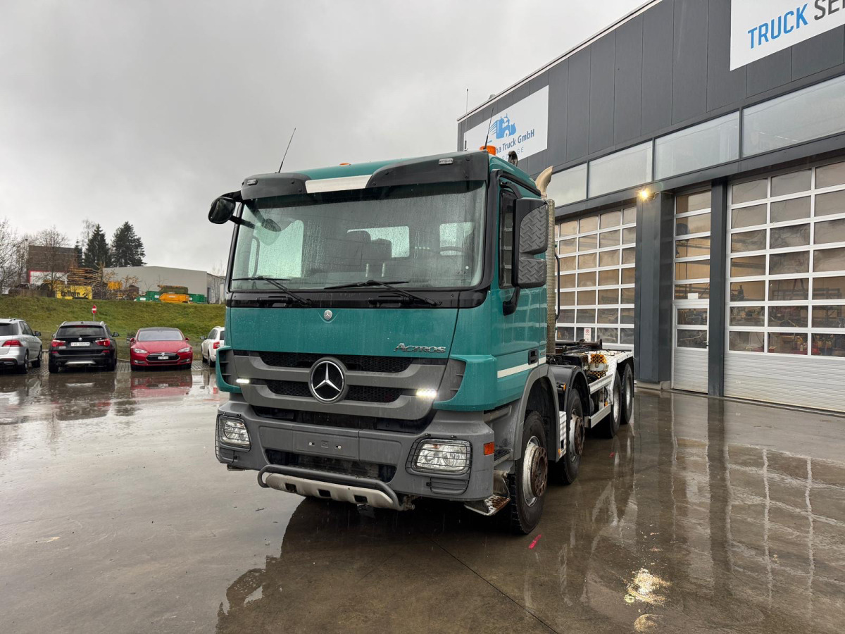 MERCEDES Actros 3248 8x4 Hiab 26T SWS - Camion cu cârlig: Foto 1 MERCEDES Actros 3248 8x4 Hiab 26T SWS - Camion cu cârlig: Foto 1