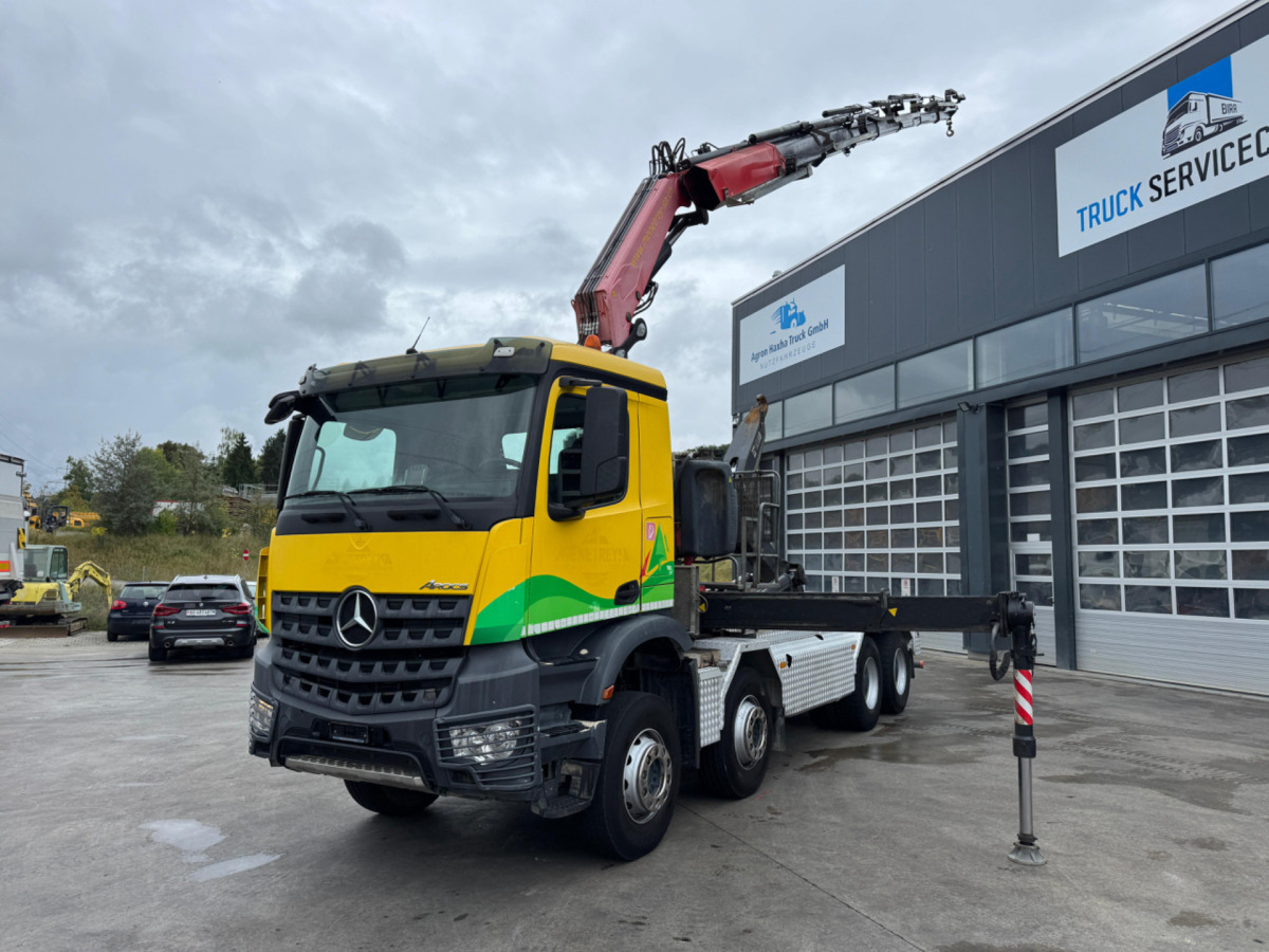 MERCEDES Arocs 3248 8x4 Fassi 315-7 mit Hiab 21T - Camion cu macara: Foto 1 MERCEDES Arocs 3248 8x4 Fassi 315-7 mit Hiab 21T - Camion cu macara: Foto 1