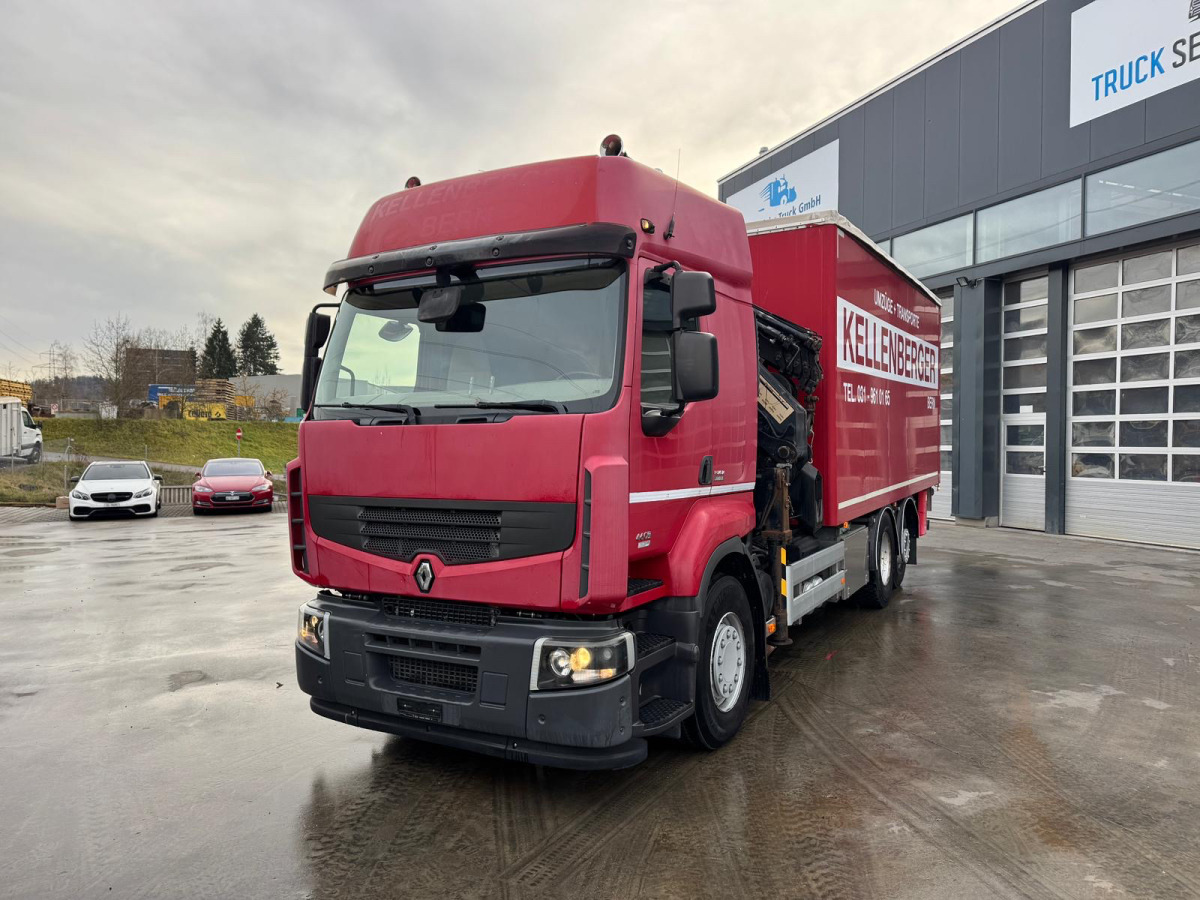 RENAULT Lander 460 6x2 HMF3722 4+4 - Camion cu macara: Foto 1 RENAULT Lander 460 6x2 HMF3722 4+4 - Camion cu macara: Foto 1