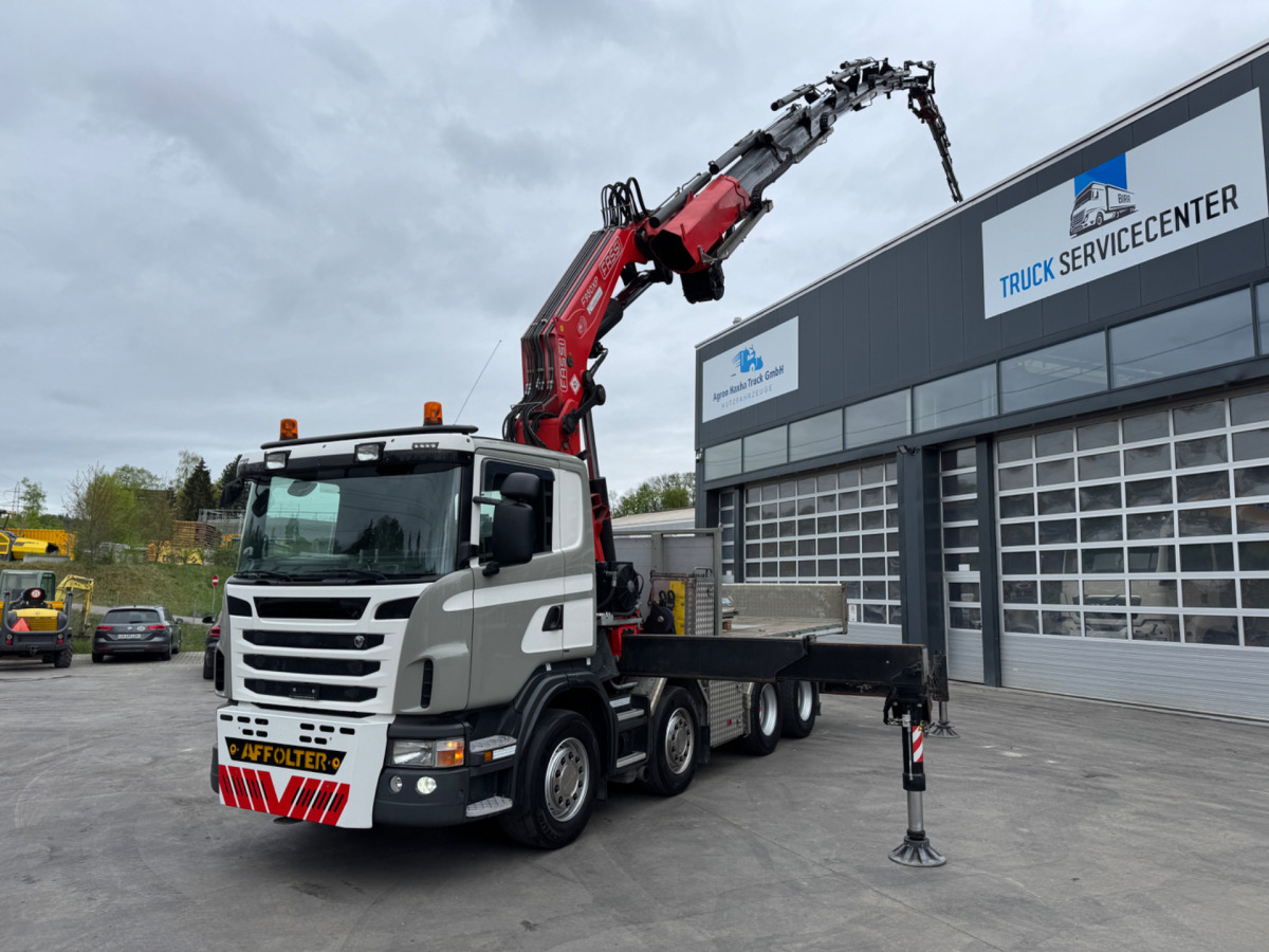 SCANIA G480 8x4 SZM/Pritsche Fassi 950 - Camion cu macara: Foto 2 SCANIA G480 8x4 SZM/Pritsche Fassi 950 - Camion cu macara: Foto 2