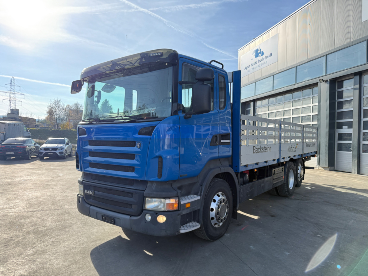 SCANIA R480 6x2 Alu - Camion platformă: Foto 1 SCANIA R480 6x2 Alu - Camion platformă: Foto 1