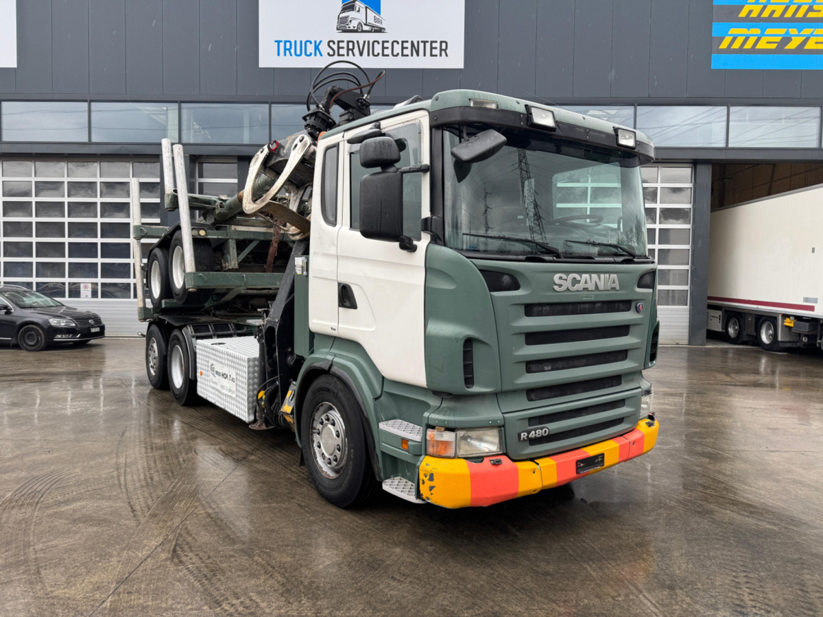 SCANIA R480 6x2 Loglift F265 mit Dolly - Camion forestier: Foto 3 SCANIA R480 6x2 Loglift F265 mit Dolly - Camion forestier: Foto 3