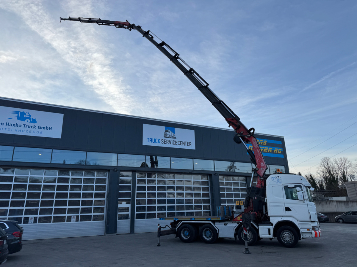 SCANIA R480 8x4 Fassi 660 SZM/Pritsche - Camion cu macara: Foto 3 SCANIA R480 8x4 Fassi 660 SZM/Pritsche - Camion cu macara: Foto 3