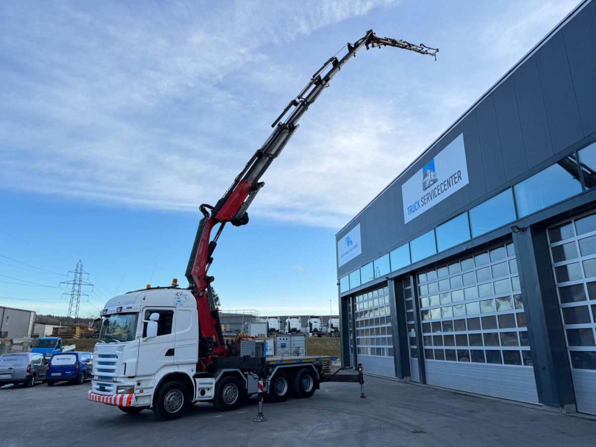 SCANIA R480 8x4 Fassi 660 SZM/Pritsche - Camion cu macara: Foto 2 SCANIA R480 8x4 Fassi 660 SZM/Pritsche - Camion cu macara: Foto 2