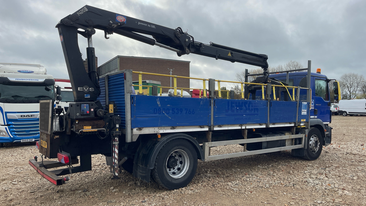 Man TGM 18.250 - Camion platformă, Camion cu macara: Foto 4 Man TGM 18.250 - Camion platformă, Camion cu macara: Foto 4