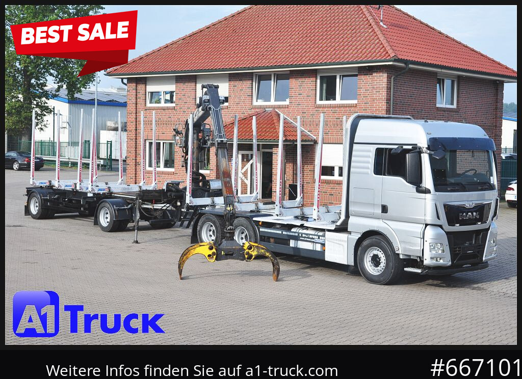 MAN TGX 26.480, Holz Kesla 2109, 6x4, - Camion, Camion cu macara: Foto 1 MAN TGX 26.480, Holz Kesla 2109, 6x4, - Camion, Camion cu macara: Foto 1