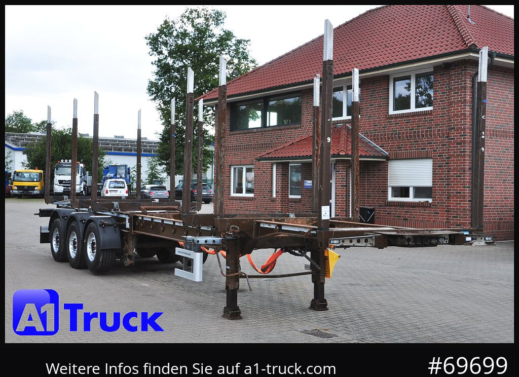 DOLL H3L-14XL Holz Tele, Lenkachse 275 tkm. - Semiremorcă transport busteni: Foto 1 DOLL H3L-14XL Holz Tele, Lenkachse 275 tkm. - Semiremorcă transport busteni: Foto 1