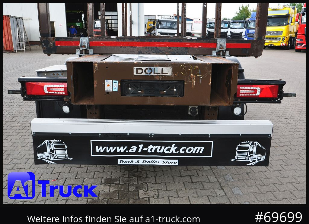 DOLL H3L-14XL Holz Tele, Lenkachse 275 tkm. - Semiremorcă transport busteni: Foto 5 DOLL H3L-14XL Holz Tele, Lenkachse 275 tkm. - Semiremorcă transport busteni: Foto 5