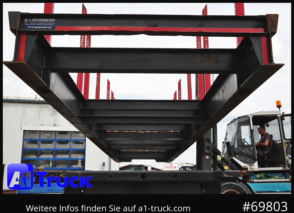 FLIEGL SDS01, Langholz, Containeraufbau, Liftachse, - Semiremorcă transport busteni: Foto 3 FLIEGL SDS01, Langholz, Containeraufbau, Liftachse, - Semiremorcă transport busteni: Foto 3