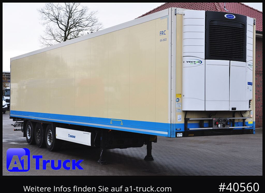 KRONE SDR 27 Carrier 1950 MT, Liftachse, 1 Vorbesitzer - Semiremorcă frigider: Foto 1 KRONE SDR 27 Carrier 1950 MT, Liftachse, 1 Vorbesitzer - Semiremorcă frigider: Foto 1