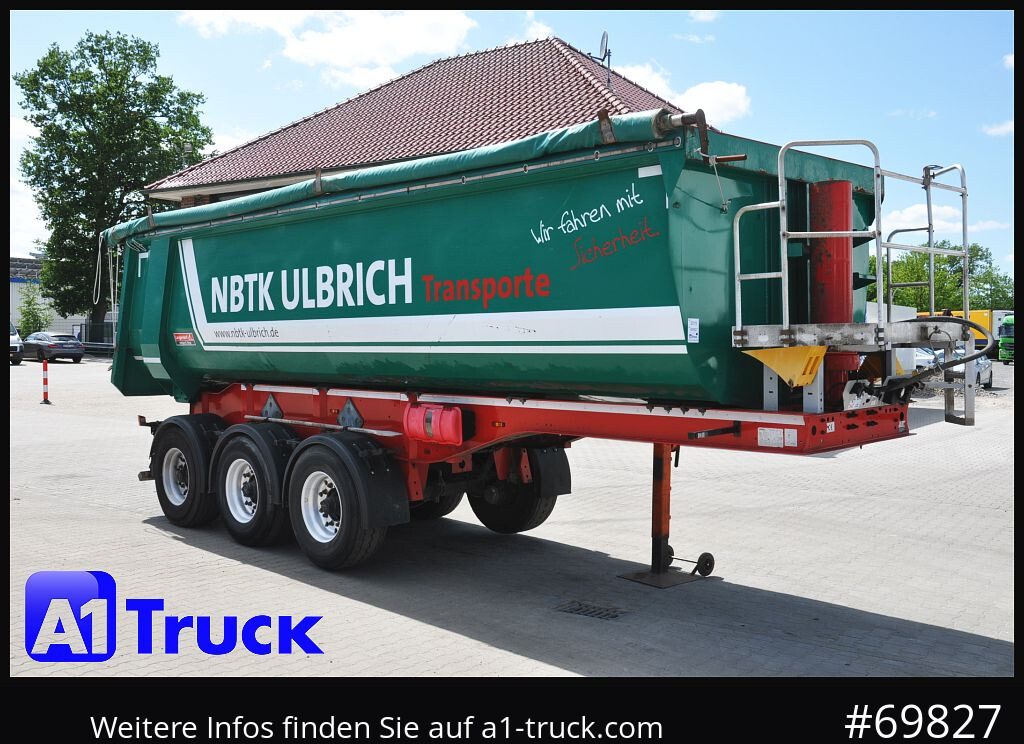 Semiremorcă basculantă LANGENDORF SKS-HS 24-30, 26m³ Stahl, Lift Alufelgen,: Foto 1