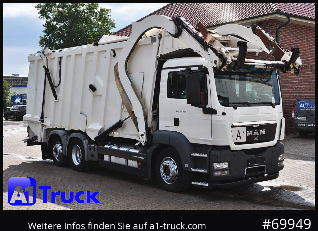MAN TGS 26.320, Faun 533 Frontlader, Überkopflader Müllwagen, - Autogunoiere: Foto 1 MAN TGS 26.320, Faun 533 Frontlader, Überkopflader Müllwagen, - Autogunoiere: Foto 1