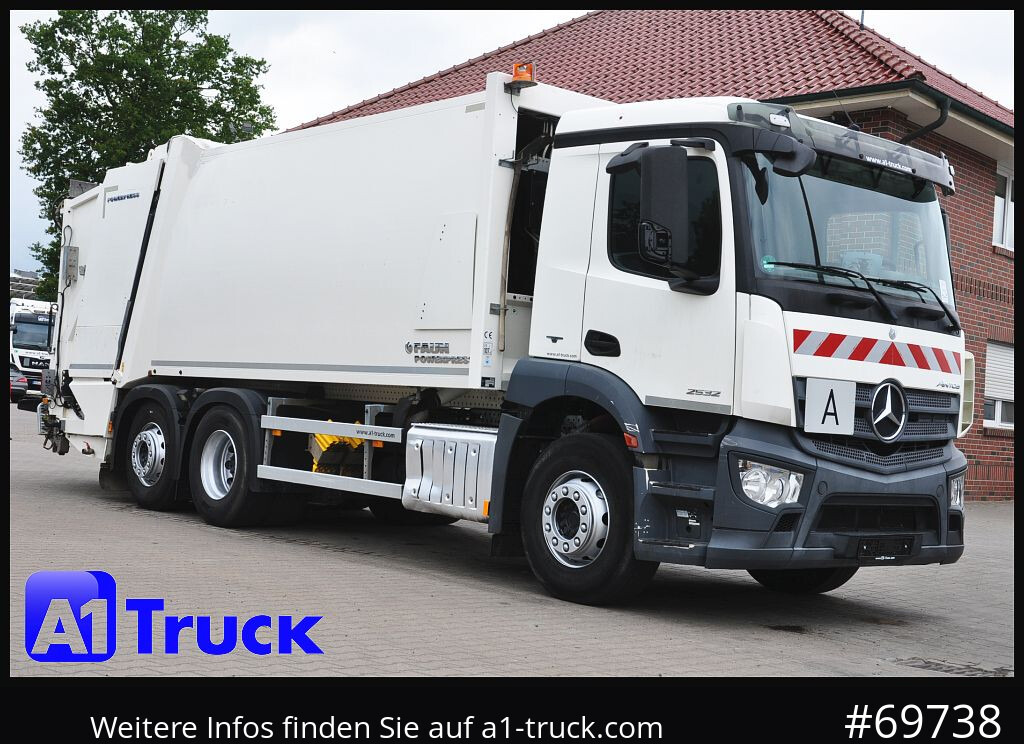 MERCEDES-BENZ Antos 2532 Faun Powerpress II Zöller Detla 2301, - Autogunoiere: Foto 1 MERCEDES-BENZ Antos 2532 Faun Powerpress II Zöller Detla 2301, - Autogunoiere: Foto 1