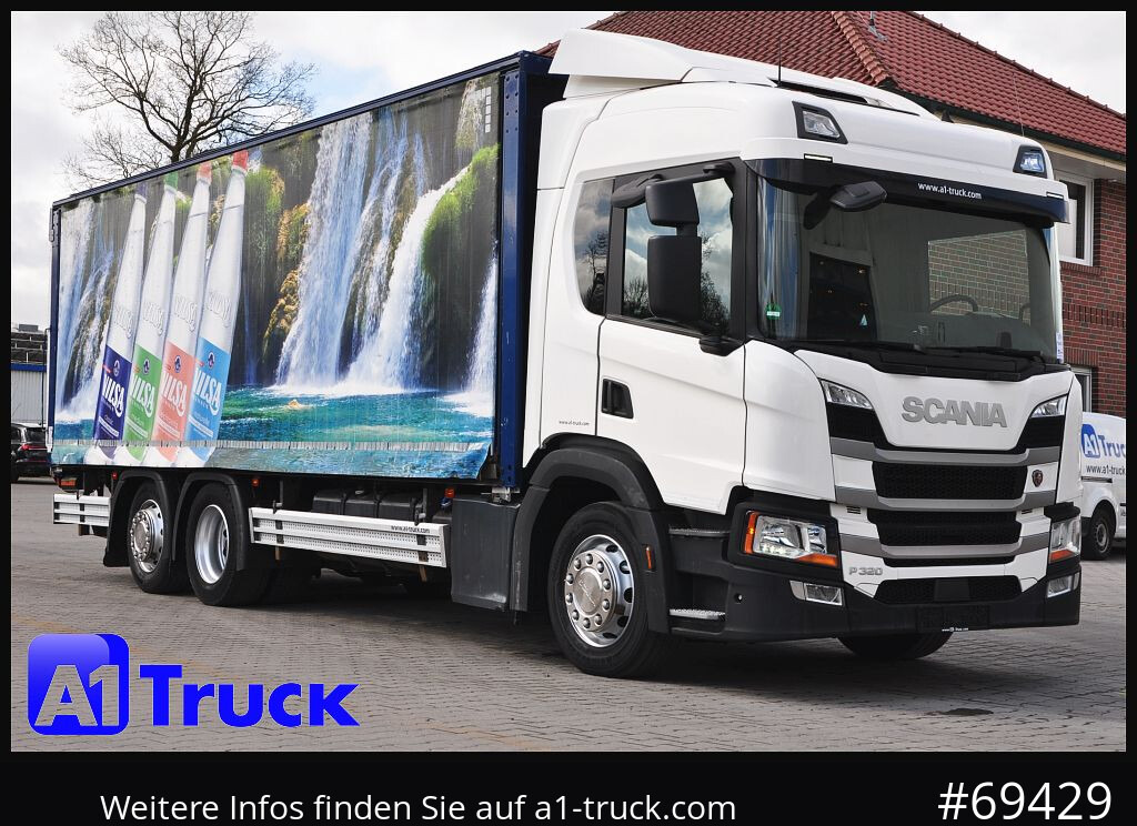 SCANIA P 320 P 6x2,, Getränke, Lenkachse, LBW: Dhollandia DHLM 30 - Camion pentru transportul băuturilor: Foto 1 SCANIA P 320 P 6x2,, Getränke, Lenkachse, LBW: Dhollandia DHLM 30 - Camion pentru transportul băuturilor: Foto 1