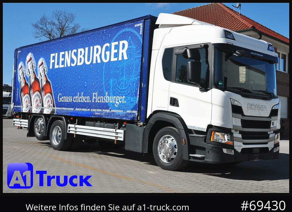 SCANIA P 320 P 6x2,, Getränke, Lenkachse, LBW: Dhollandia DHLM 30 - Camion pentru transportul băuturilor: Foto 1 SCANIA P 320 P 6x2,, Getränke, Lenkachse, LBW: Dhollandia DHLM 30 - Camion pentru transportul băuturilor: Foto 1