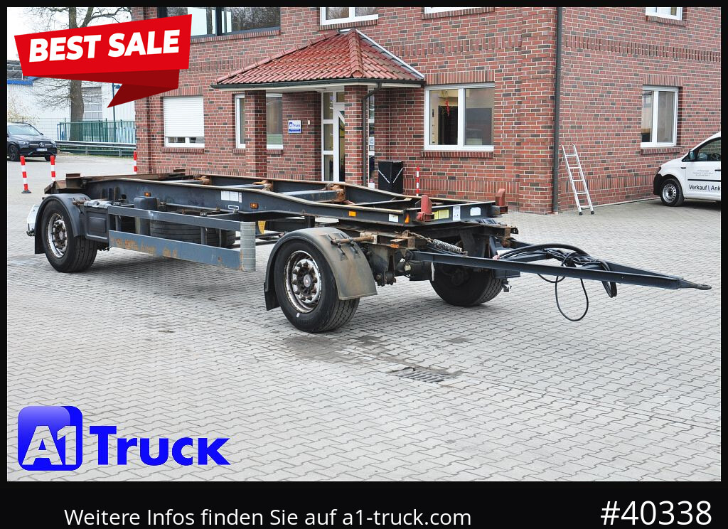 SCHMITZ ACF 18 Luft SAF TüV 07-2026, - Remorcă abroll/ Skiploader: Foto 1 SCHMITZ ACF 18 Luft SAF TüV 07-2026, - Remorcă abroll/ Skiploader: Foto 1