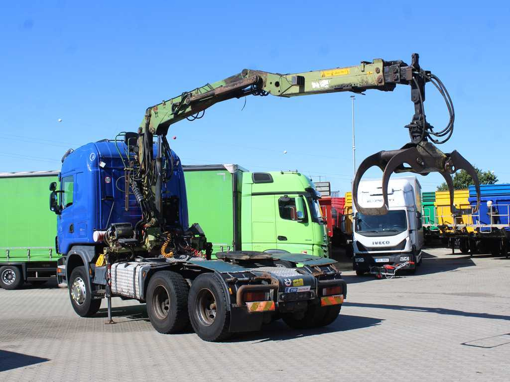 Scania R420, 6x4, EURO 3, HYDRAULIC ARM LOGLIFT F135ZT94A, LIGHTS - Cap tractor: Foto 5 Scania R420, 6x4, EURO 3, HYDRAULIC ARM LOGLIFT F135ZT94A, LIGHTS - Cap tractor: Foto 5