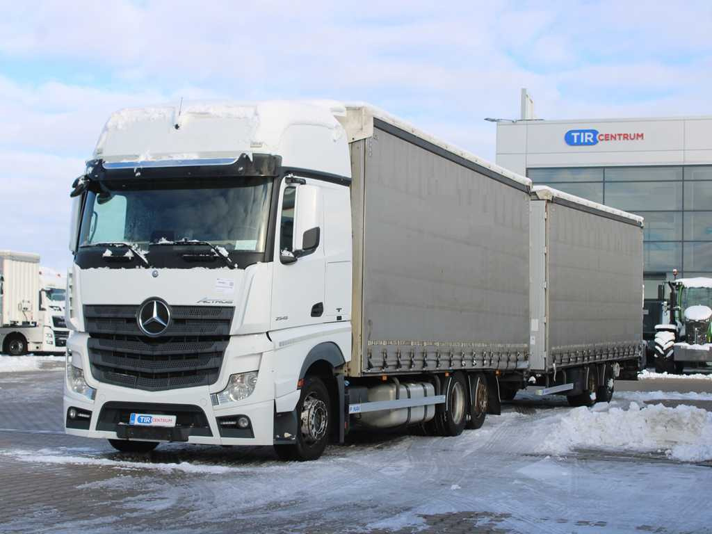 Mercedes-Benz Actros 2545, 6X2, EURO 6, AIR SUSPENSION, DRIVE-THROUGH + PANAV - Camion cu prelată: Foto 1 Mercedes-Benz Actros 2545, 6X2, EURO 6, AIR SUSPENSION, DRIVE-THROUGH + PANAV - Camion cu prelată: Foto 1