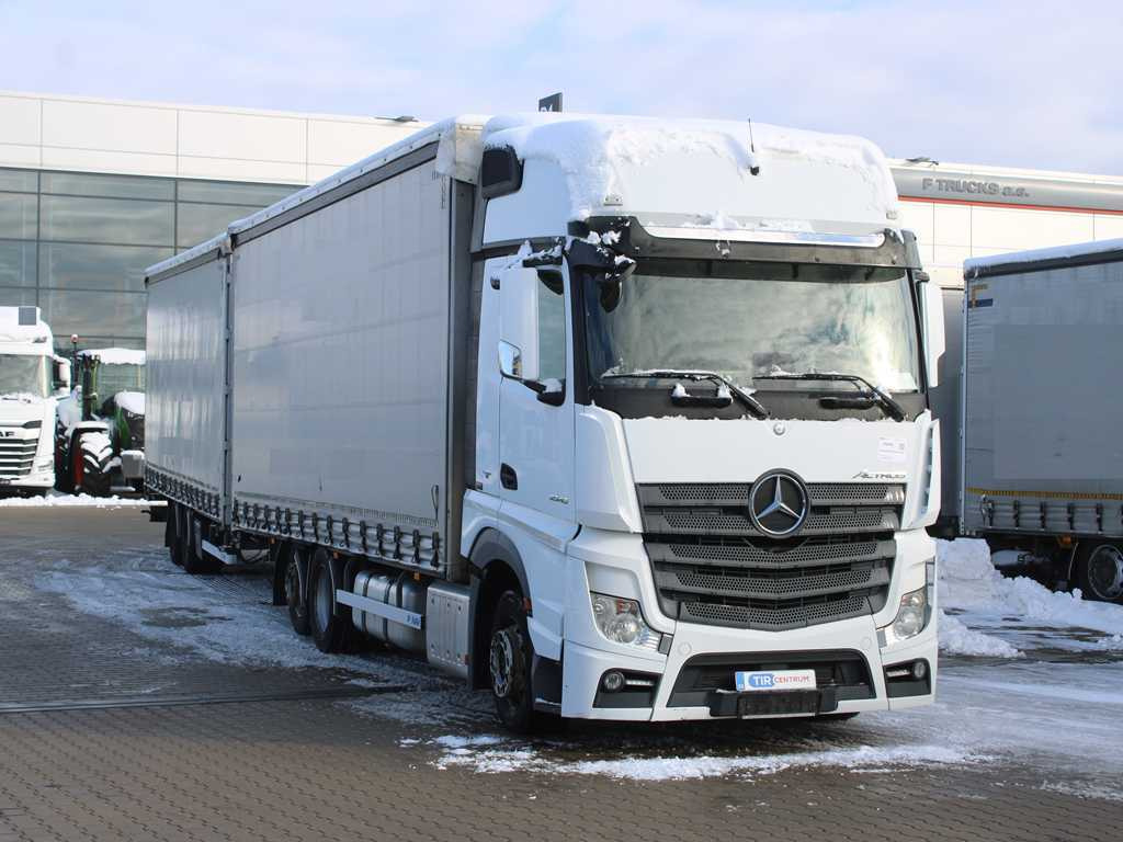 Mercedes-Benz Actros 2545, 6X2, EURO 6, AIR SUSPENSION, DRIVE-THROUGH + PANAV - Camion cu prelată: Foto 3 Mercedes-Benz Actros 2545, 6X2, EURO 6, AIR SUSPENSION, DRIVE-THROUGH + PANAV - Camion cu prelată: Foto 3