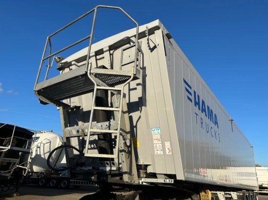 Kempf SKM AK 39 Alu-Kastenmulde 55m³ Rollplane - Semiremorcă basculantă: Foto 2 Kempf SKM AK 39 Alu-Kastenmulde 55m³ Rollplane - Semiremorcă basculantă: Foto 2