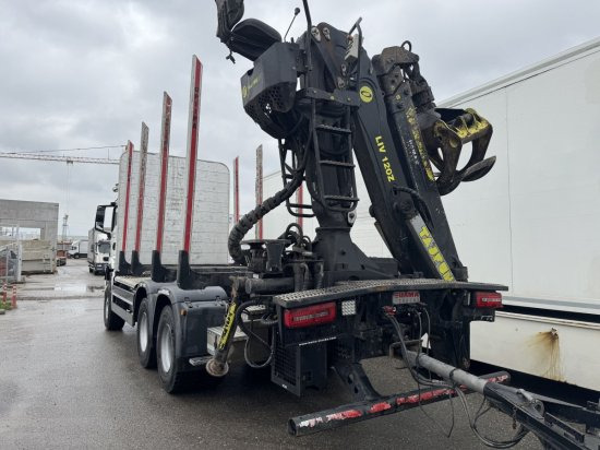 MAN TGS 33.510 BL 6x4, Intarder, Holztransporter, LIV 120Z - Camion forestier, Camion cu macara: Foto 5 MAN TGS 33.510 BL 6x4, Intarder, Holztransporter, LIV 120Z - Camion forestier, Camion cu macara: Foto 5