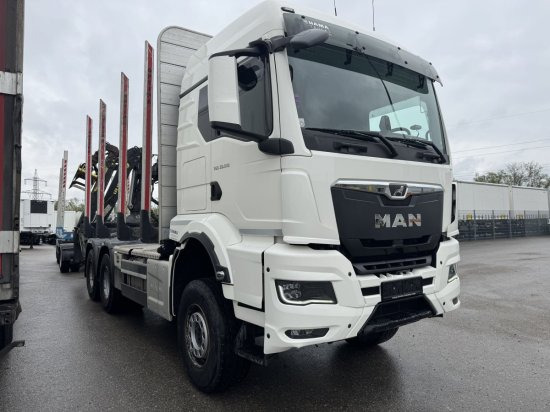MAN TGS 33.510 BL 6x4, Intarder, Holztransporter, LIV 120Z - Camion forestier, Camion cu macara: Foto 3 MAN TGS 33.510 BL 6x4, Intarder, Holztransporter, LIV 120Z - Camion forestier, Camion cu macara: Foto 3