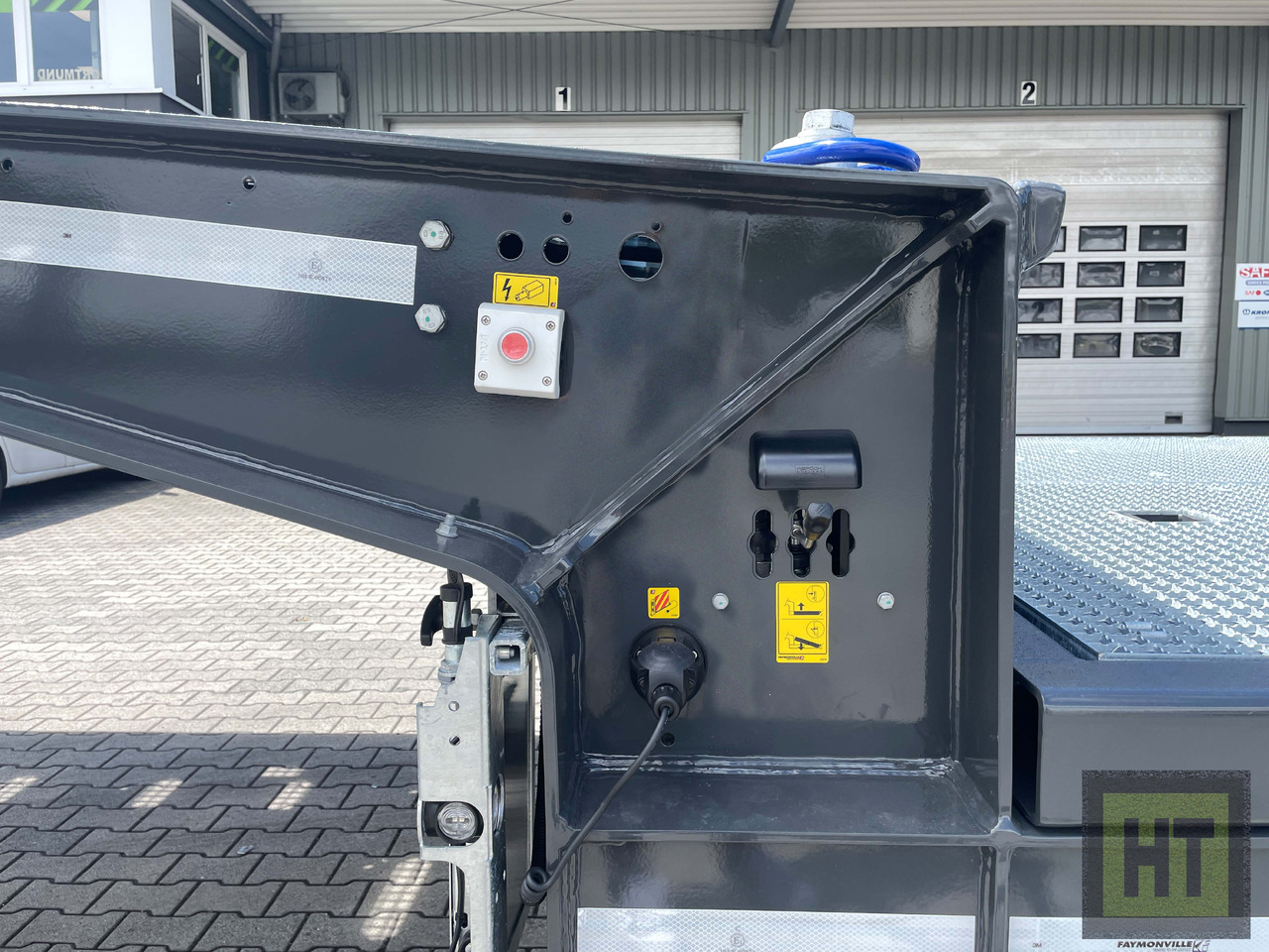 Faymonville 3-Achs-Semi-hydr.Ladeboden mit Rampen-Gitterrost - Semiremorcă transport agabaritic: Foto 4 Faymonville 3-Achs-Semi-hydr.Ladeboden mit Rampen-Gitterrost - Semiremorcă transport agabaritic: Foto 4