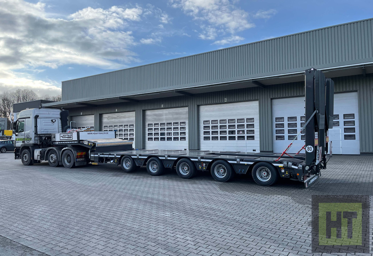 Faymonville 5-Achs-Tele-Semi mit Halbachsen "Twinaxle" und hydr. Rampen - Semiremorcă transport agabaritic: Foto 1 Faymonville 5-Achs-Tele-Semi mit Halbachsen "Twinaxle" und hydr. Rampen - Semiremorcă transport agabaritic: Foto 1