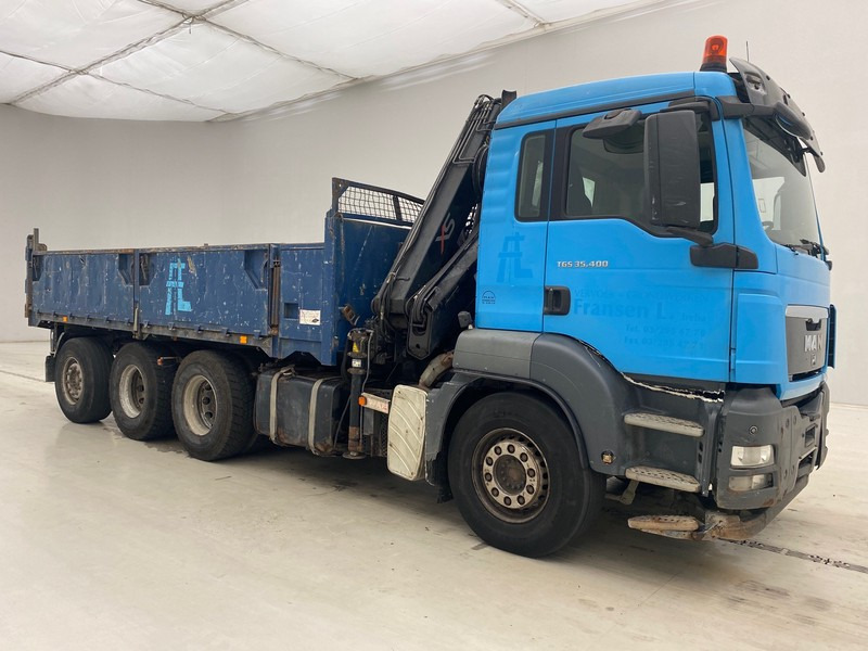 MAN TGS 35.400 - 8x4 - Camion basculantă, Camion cu macara: Foto 3 MAN TGS 35.400 - 8x4 - Camion basculantă, Camion cu macara: Foto 3