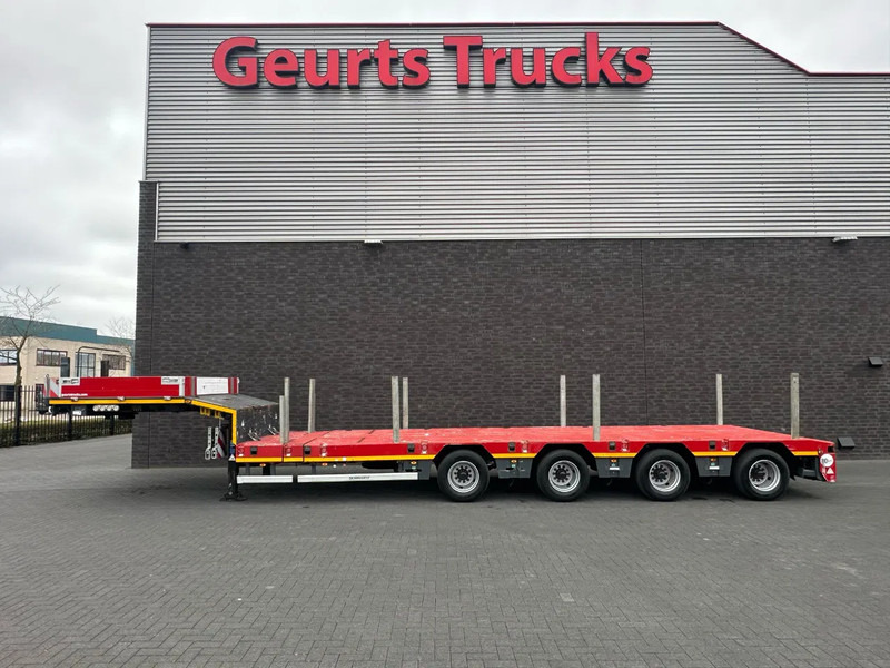 SCHEUERLE EUROAXLE 1T4 4 ASSER UITSCHUIFBARE SEMIE MET 12 TONS HYDRAULICHE EURO ASSEN HYDRAULICH GESTUURD SEMI-DIEPLADER / TIEFLADER / LO - Semiremorcă transport agabaritic: Foto 1 SCHEUERLE EUROAXLE 1T4 4 ASSER UITSCHUIFBARE SEMIE MET 12 TONS HYDRAULICHE EURO ASSEN HYDRAULICH GESTUURD SEMI-DIEPLADER / TIEFLADER / LO - Semiremorcă transport agabaritic: Foto 1