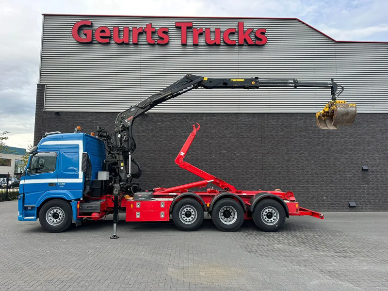 Volvo FM 500 8X2 HIAB MULTILIFT HAAKARMSYSTEM / ABROLLKIPPER / HOOKLIFT MET HIAB LOGLIFT 165Z LAADKRAAN - Camion cu cârlig, Camion cu macara: Foto 1 Volvo FM 500 8X2 HIAB MULTILIFT HAAKARMSYSTEM / ABROLLKIPPER / HOOKLIFT MET HIAB LOGLIFT 165Z LAADKRAAN - Camion cu cârlig, Camion cu macara: Foto 1