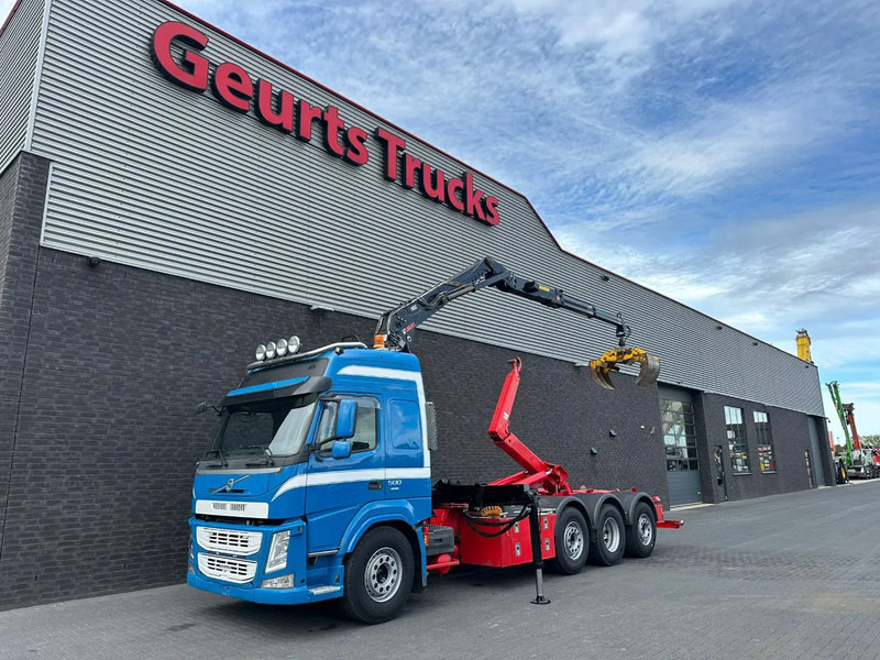 Volvo FM 500 8X2 HIAB MULTILIFT HAAKARMSYSTEM / ABROLLKIPPER / HOOKLIFT MET HIAB LOGLIFT 165Z LAADKRAAN - Camion cu cârlig, Camion cu macara: Foto 2 Volvo FM 500 8X2 HIAB MULTILIFT HAAKARMSYSTEM / ABROLLKIPPER / HOOKLIFT MET HIAB LOGLIFT 165Z LAADKRAAN - Camion cu cârlig, Camion cu macara: Foto 2