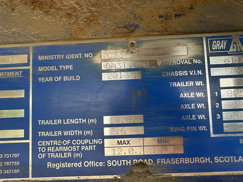 Semiremorcă frigider Gray and Adams Meat Hook Thermo King SLXE 400: Foto 20 Semiremorcă frigider Gray and Adams Meat Hook Thermo King SLXE 400: Foto 20