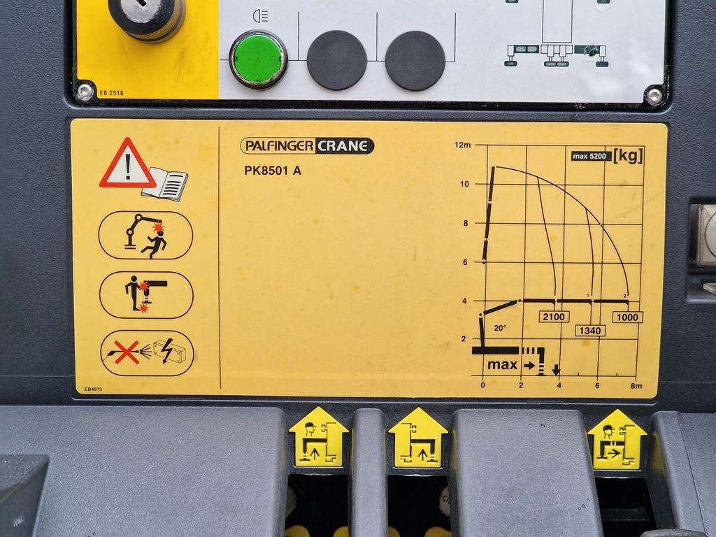 Camion cu macara, Camion platformă DAF LF 250FA / Palfinger PK8501A DAF LF 250FA / Palfinger PK8501A / KRAN: Foto 14 Camion cu macara, Camion platformă DAF LF 250FA / Palfinger PK8501A DAF LF 250FA / Palfinger PK8501A / KRAN: Foto 14