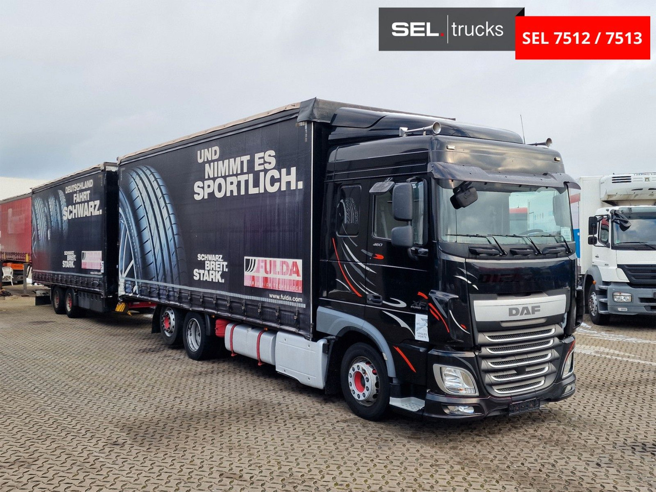 DAF XF 460 FAR / ZF Intarder / Durchladezug - Camion cu prelată: Foto 3 DAF XF 460 FAR / ZF Intarder / Durchladezug - Camion cu prelată: Foto 3