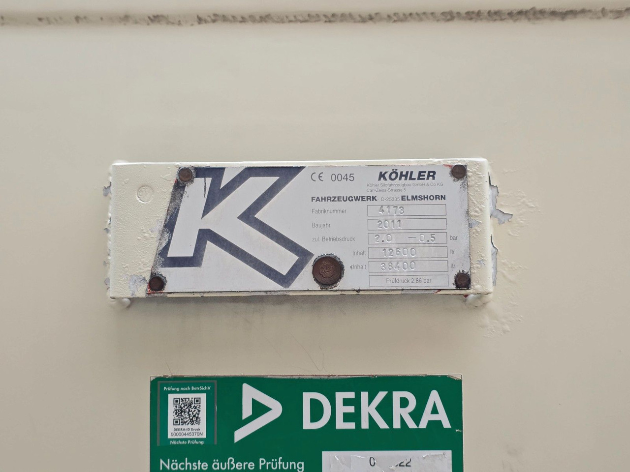 Semiremorcă siloz Köhler BSCX31/51/A  / 51.000 l / Lenkachse: Foto 45