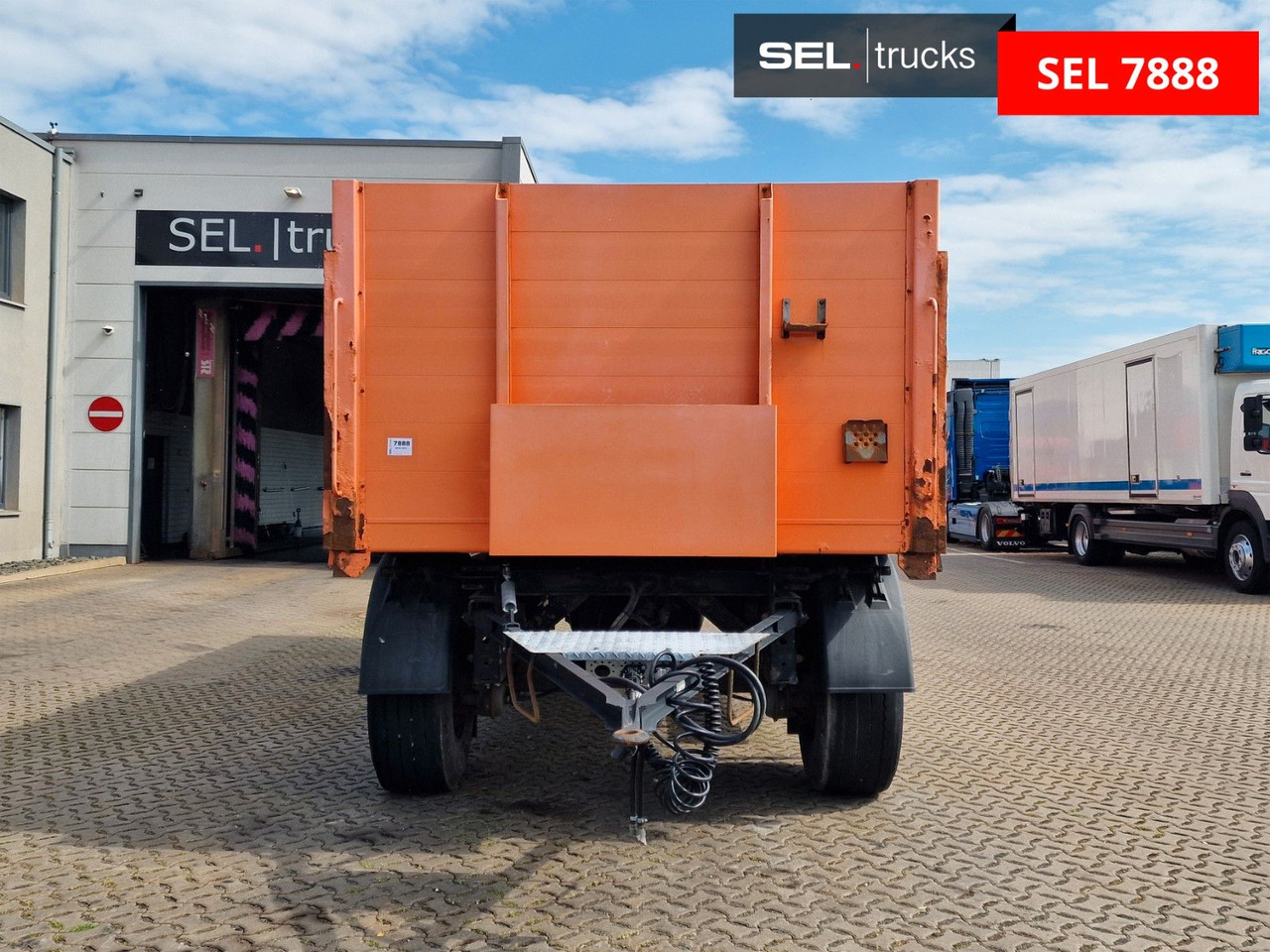 Krone AZ / Baustoff / 40 mm - Remorcă platformă: Foto 2 Krone AZ / Baustoff / 40 mm - Remorcă platformă: Foto 2