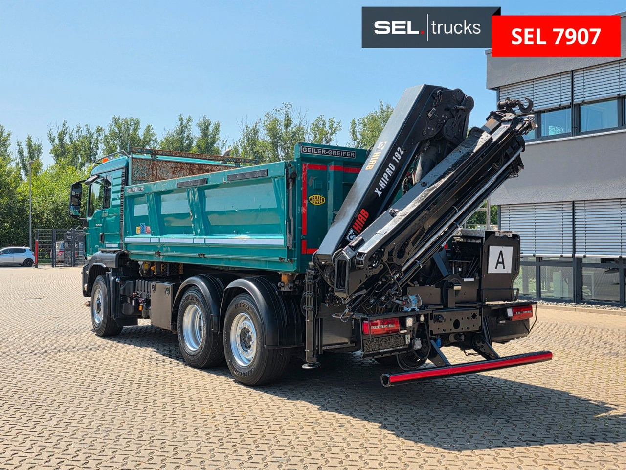 MAN TGS 28.480 6X4H-4 BL /HIAB /Fernbed. / Lenkachse - Camion basculantă, Camion cu macara: Foto 1 MAN TGS 28.480 6X4H-4 BL /HIAB /Fernbed. / Lenkachse - Camion basculantă, Camion cu macara: Foto 1