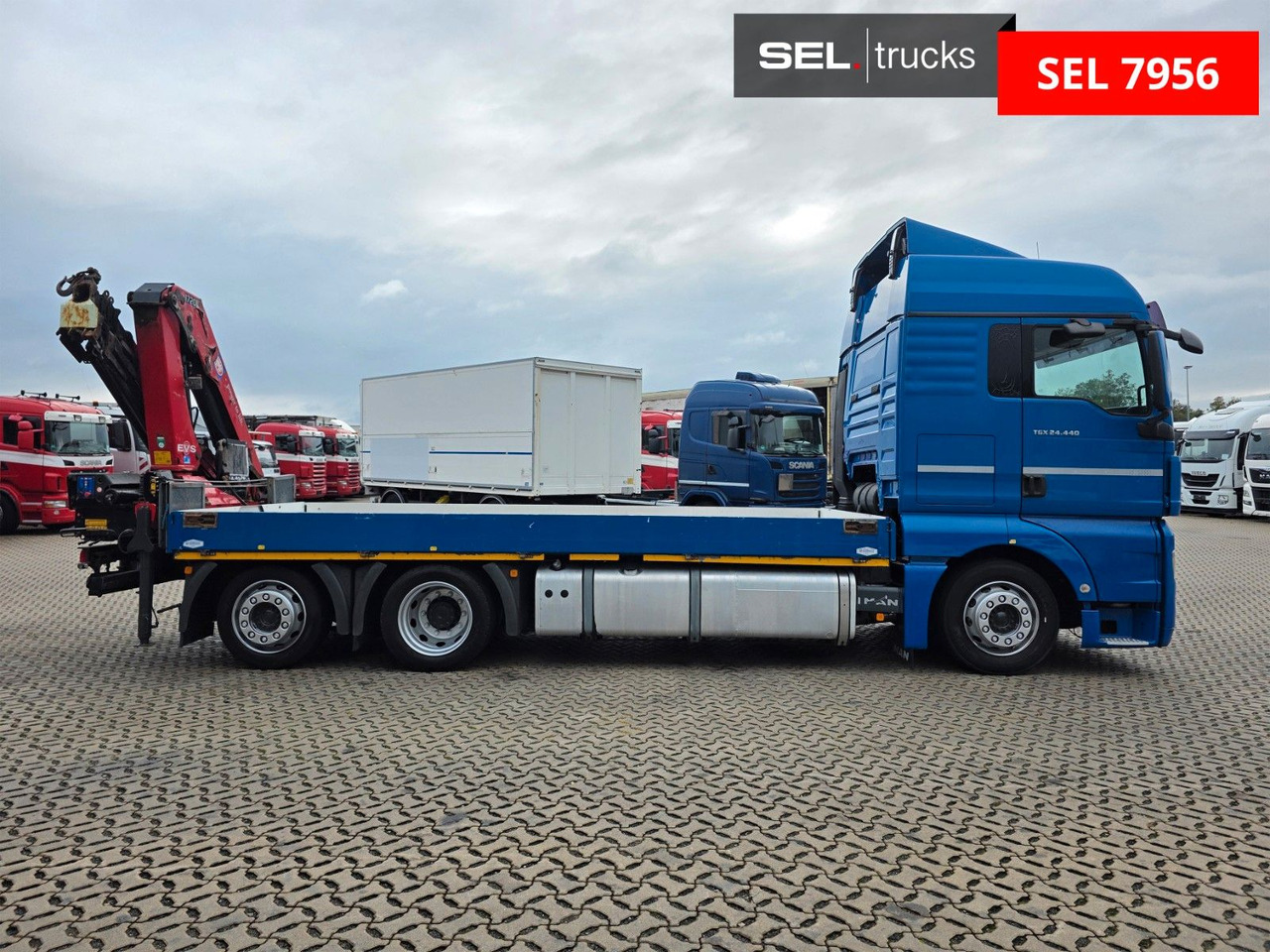 MAN TGX 24.440 6X2-2 LL-U / Intarder / HMF / Fernb. - Camion cu macara: Foto 4 MAN TGX 24.440 6X2-2 LL-U / Intarder / HMF / Fernb. - Camion cu macara: Foto 4
