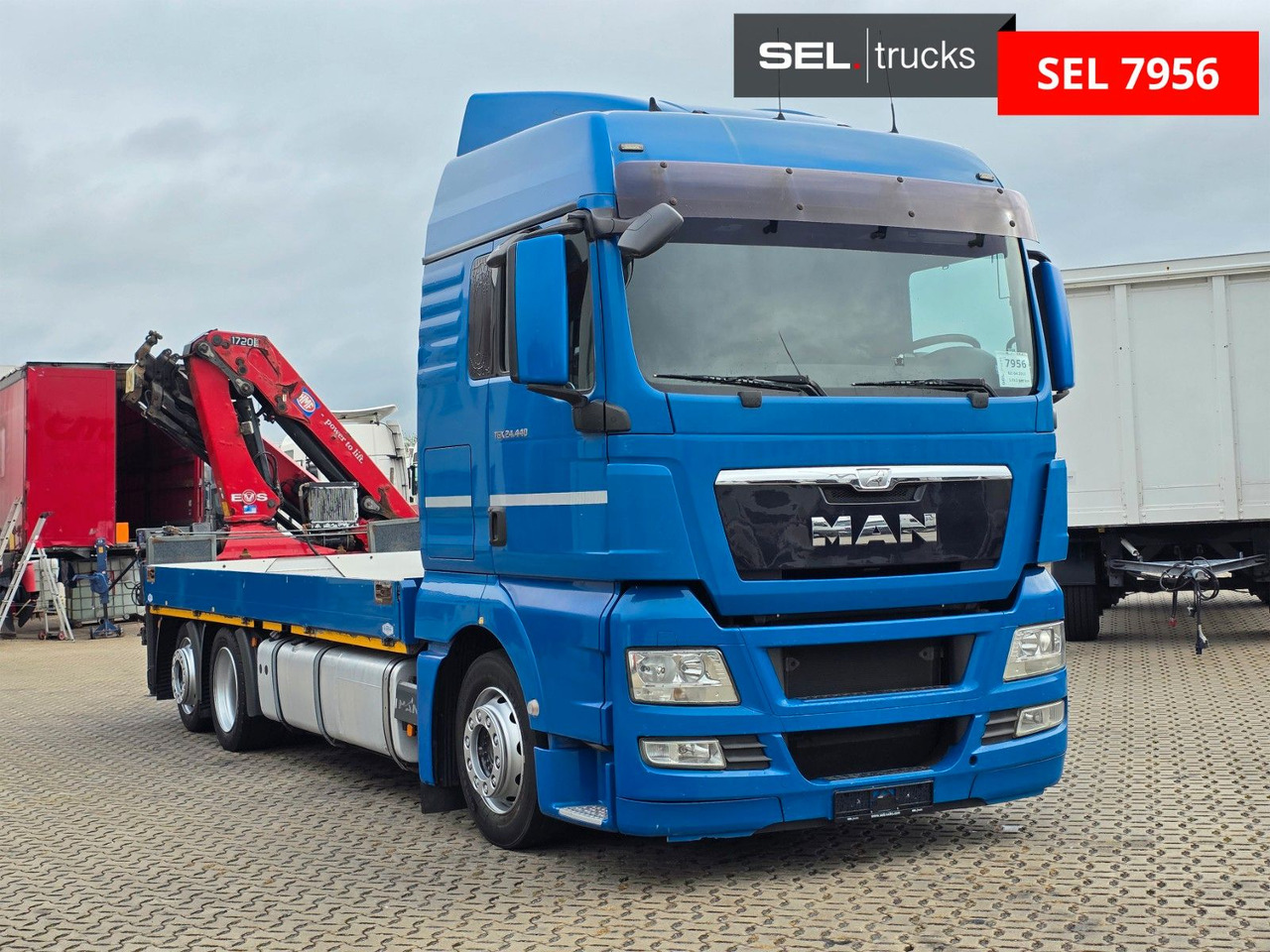 MAN TGX 24.440 6X2-2 LL-U / Intarder / HMF / Fernb. - Camion cu macara: Foto 3 MAN TGX 24.440 6X2-2 LL-U / Intarder / HMF / Fernb. - Camion cu macara: Foto 3