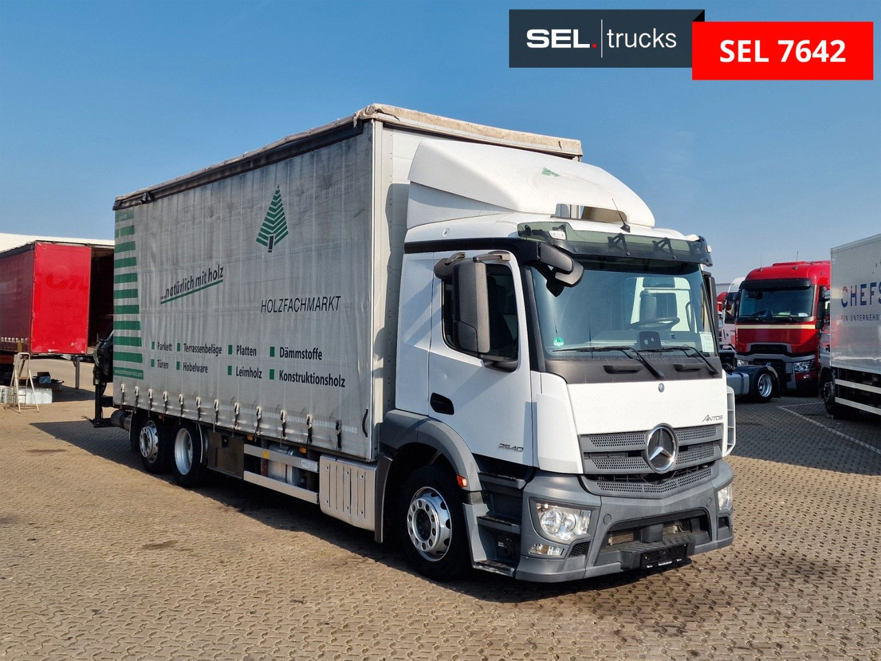 Mercedes-Benz Antos 2540 / Fernbedienung / Lenkachse - Camion cu macara: Foto 4 Mercedes-Benz Antos 2540 / Fernbedienung / Lenkachse - Camion cu macara: Foto 4