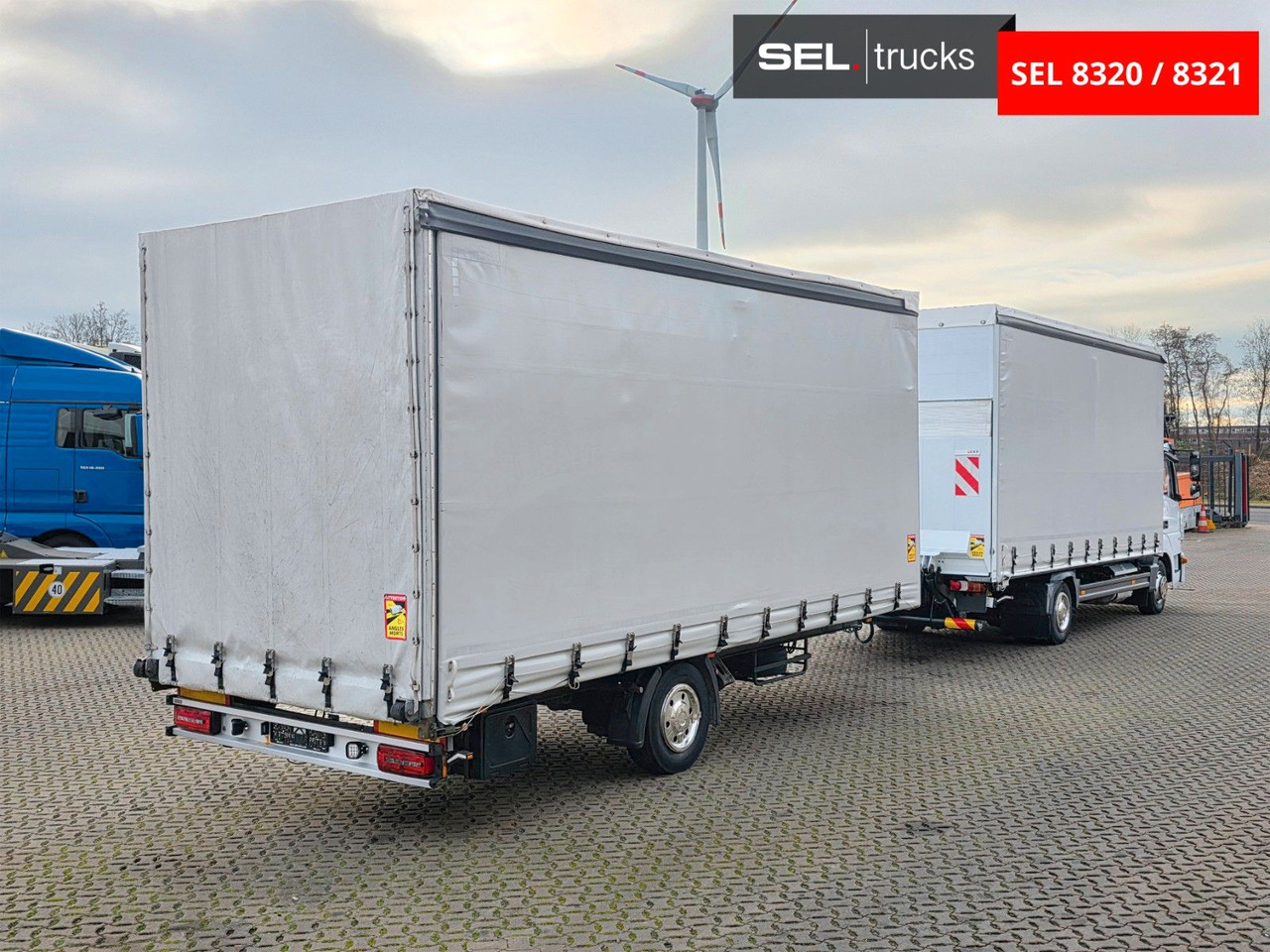 Mercedes-Benz Atego 823 / Ladebordwand inkl. ANHÄNGER - Autoutilitară cu prelată: Foto 5 Mercedes-Benz Atego 823 / Ladebordwand inkl. ANHÄNGER - Autoutilitară cu prelată: Foto 5