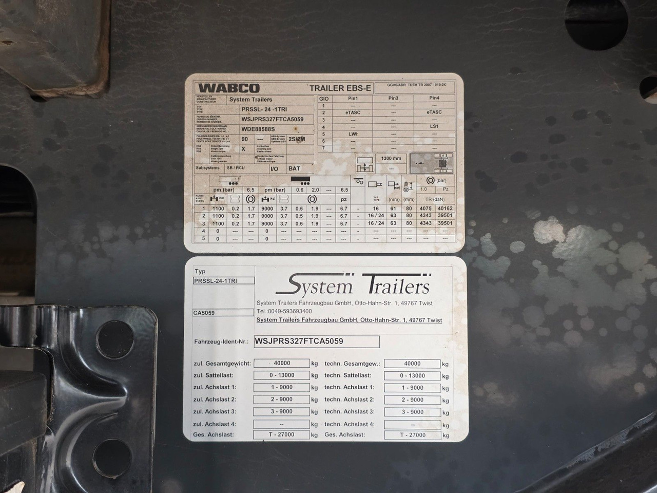 Semiremorcă pentru transportul băuturilor System Trailer PRSSL-24-1-TRI / Ldbw / Lenkachse: Foto 49 Semiremorcă pentru transportul băuturilor System Trailer PRSSL-24-1-TRI / Ldbw / Lenkachse: Foto 49