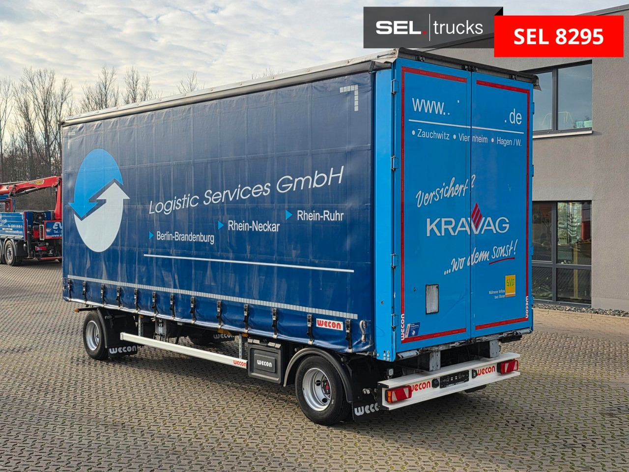 Remorcă cu prelată Wecon APD218 / Aluklappen: Foto 7 Remorcă cu prelată Wecon APD218 / Aluklappen: Foto 7