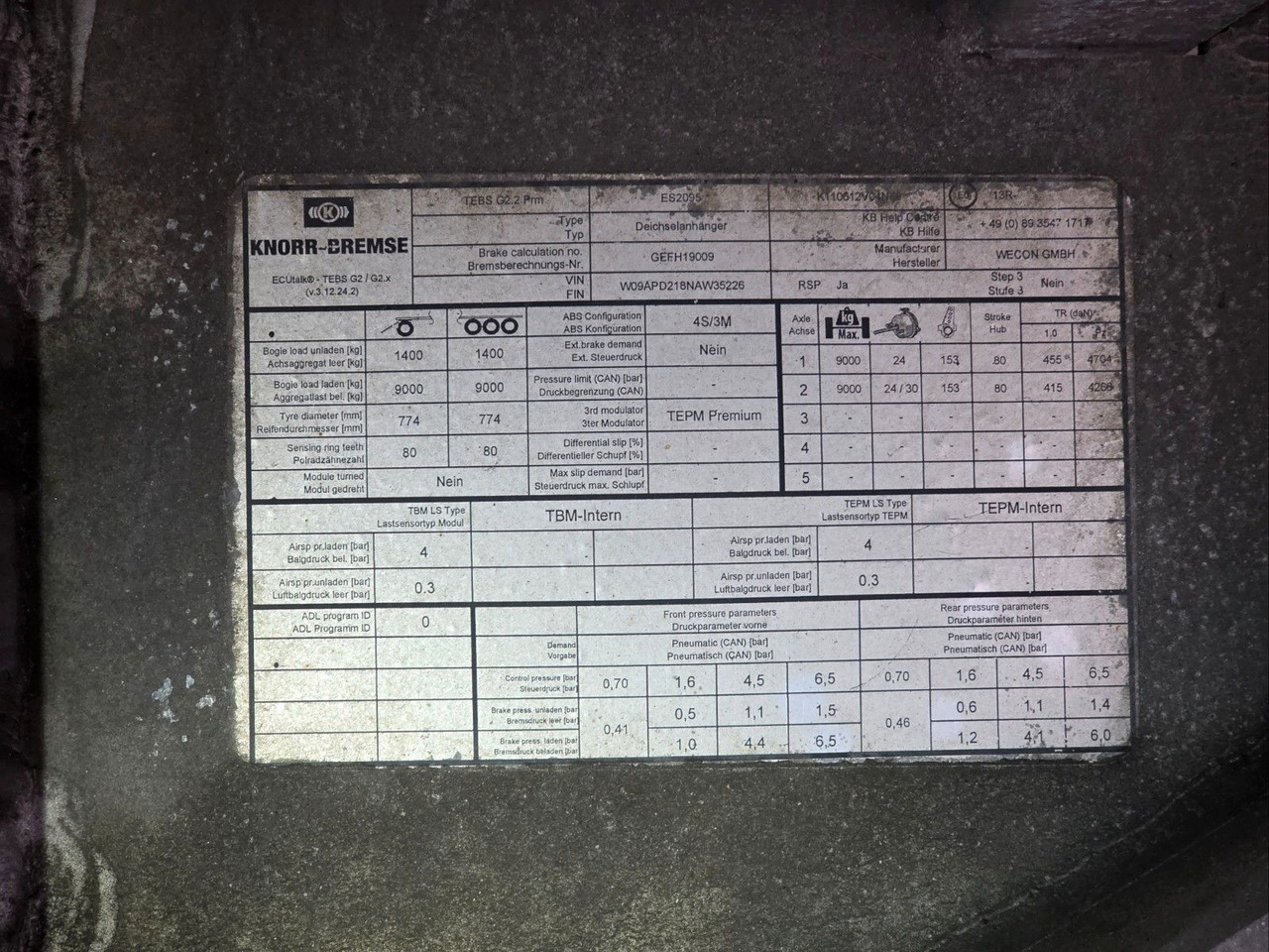 Remorcă cu prelată Wecon APD218 / Aluklappen: Foto 45 Remorcă cu prelată Wecon APD218 / Aluklappen: Foto 45