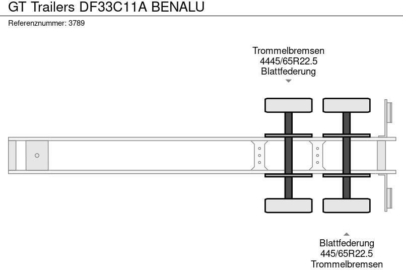 Semiremorcă basculantă GT Trailers DF33C11A BENALU: Foto 17 Semiremorcă basculantă GT Trailers DF33C11A BENALU: Foto 17