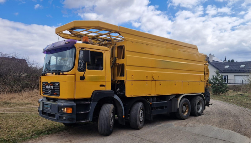 MAN 35.464 channel cleaner, 8x4 full spring, manual - Maşină pentru vidanjări: Foto 1 MAN 35.464 channel cleaner, 8x4 full spring, manual - Maşină pentru vidanjări: Foto 1